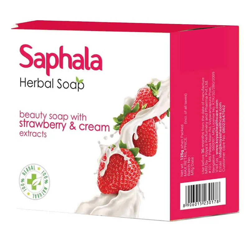 Buy Koya's Saphala Strawberry Soap, 75g from Able Store Kannur