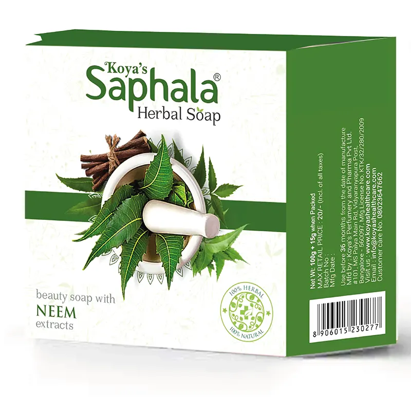 Buy Koya's Saphala Neem Soap, 75g from Able Store Kannur