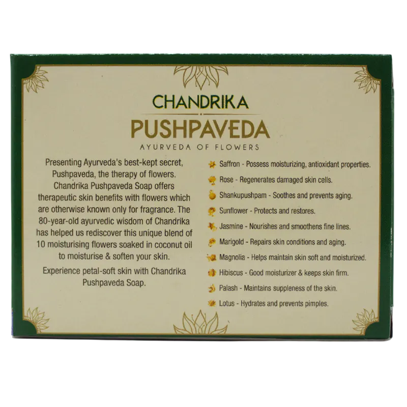 Buy Chandrika Pushpaveda Soap 100g from Able Store Kannur