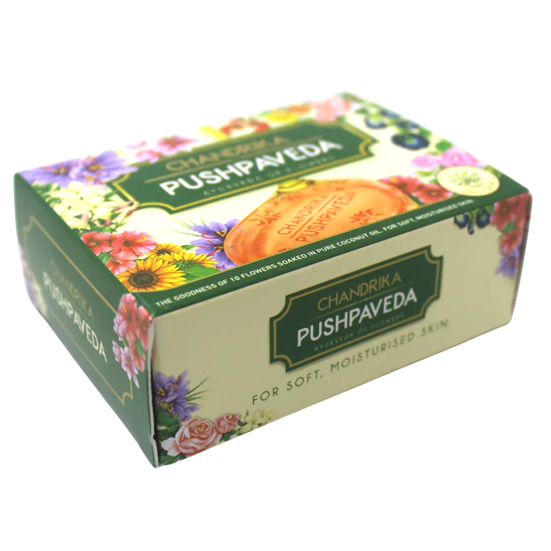 Buy Chandrika Pushpaveda Soap 100g from Able Store Kannur